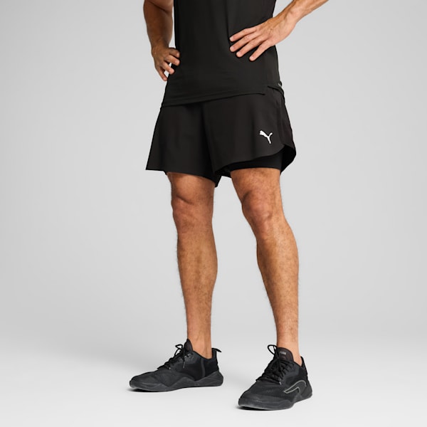 TRAINING TECH 2-in-1 Men's Training Shorts, PUMA Black, extralarge-IND
