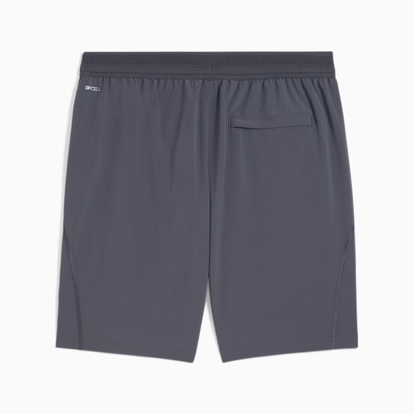 Short tissé extensible TRAINING TECH de 18 cm Homme, Galactic Gray, extralarge