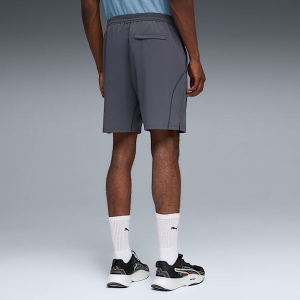 Short tissé extensible TRAINING TECH de 18 cm Homme, Galactic Gray, extralarge