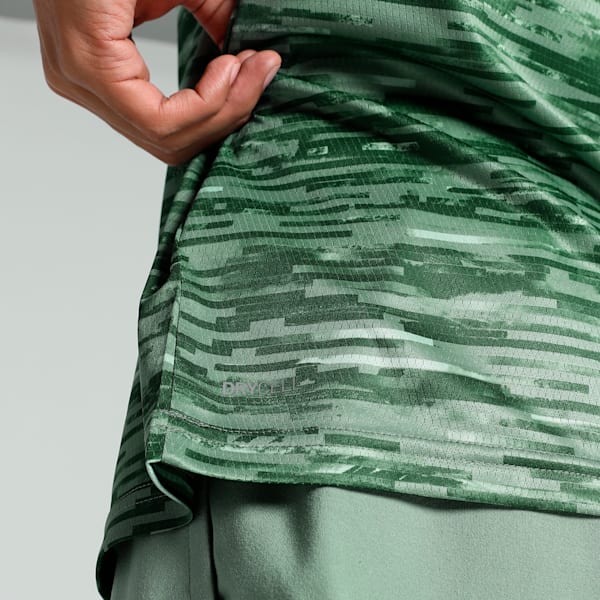 Train All Day Men's Printed Training Tee, Green Moon, extralarge-IND