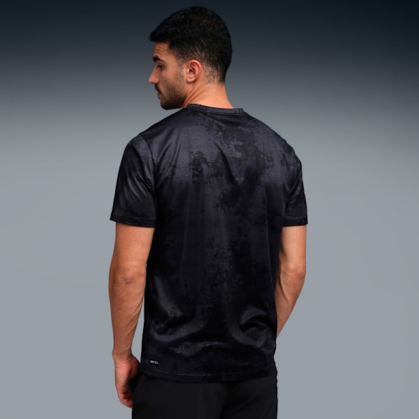 Train All Day Essentials Men's All Over Printed Tee, Cool Blue, extralarge-IND