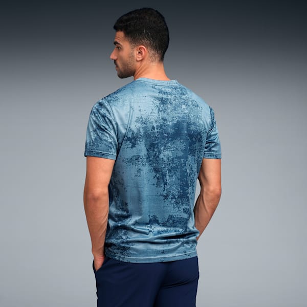Train All Day Essentials Men's All Over Printed Tee, PUMA Black-Q3, extralarge-IND