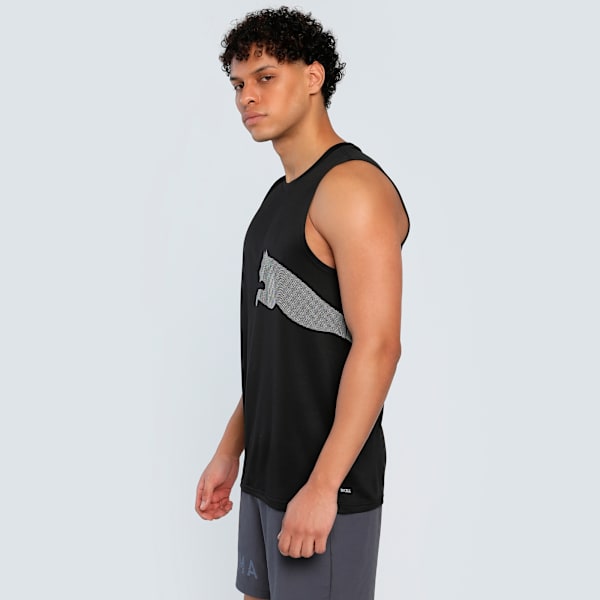 Pants Train All Day Big Logo para hombre, PUMA Black, extralarge