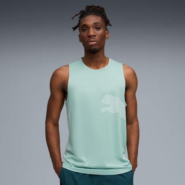 Pants Train All Day Big Logo para hombre, Light Moss, extralarge