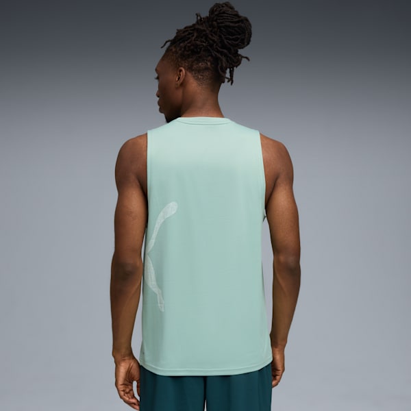 Pants Train All Day Big Logo para hombre, Light Moss, extralarge