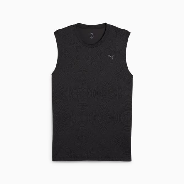 MOVE CLOUDSPUN Men's Graphic Tank, PUMA Black, extralarge-IND