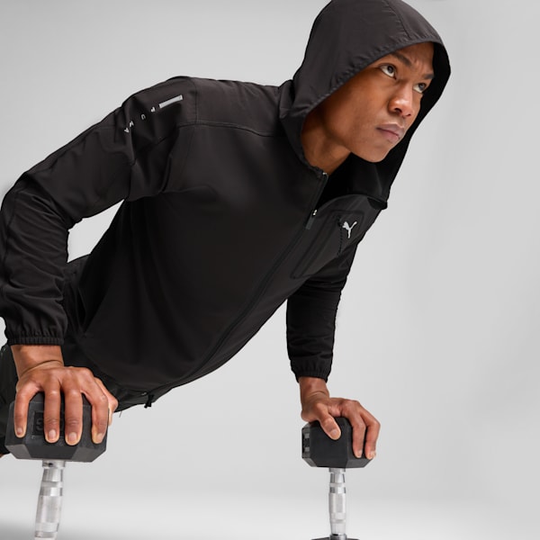 PUMA FLEX Men's Woven Jacket, PUMA Black, extralarge