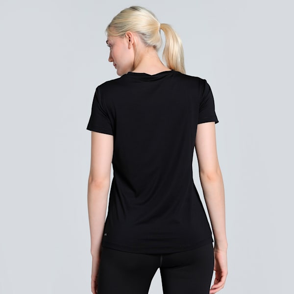 Active Graphic Women's Training Tee, PUMA Black, extralarge-IND