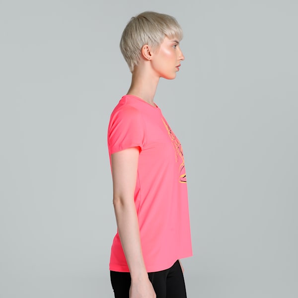 Active Graphic Women's Training Tee, Sunset Glow, extralarge-IND