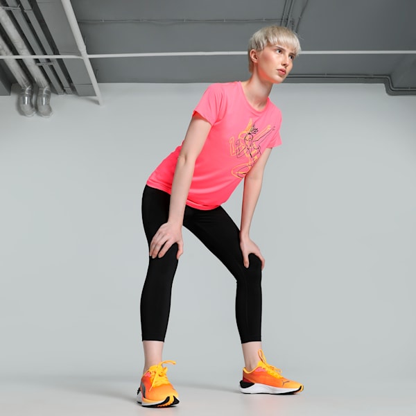 Active Graphic Women's Training Tee, Sunset Glow, extralarge-IND