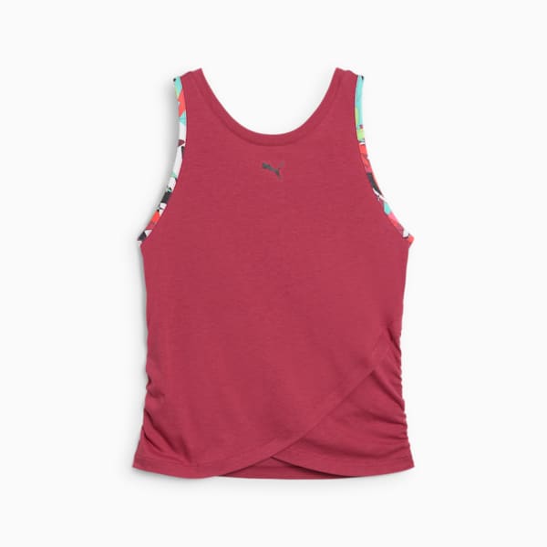 TROPICAL Women's Graphic Crop Tank, Port, extralarge