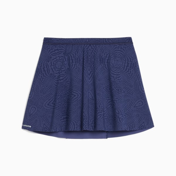 MOVE CLOUDSPUN Women's All-Over Print Wrap Skirt, Blue Crystal, extralarge