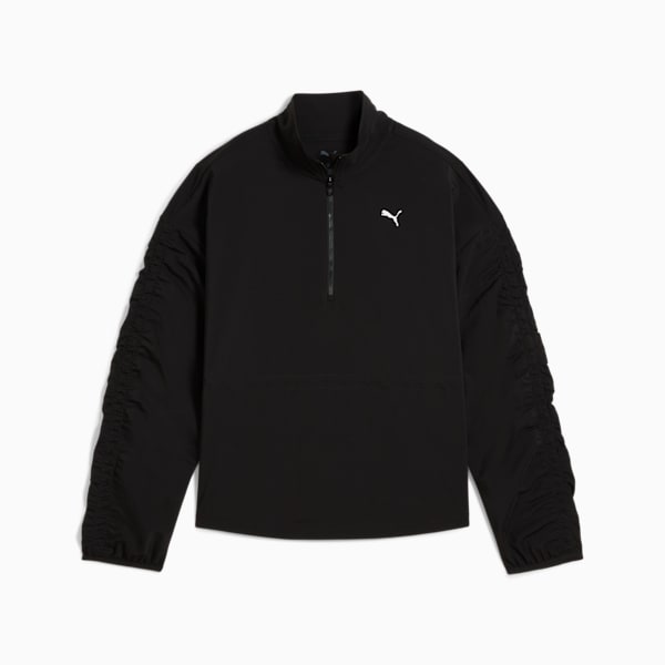 TROPICAL Graphic Woven Jacket Women, PUMA Black, extralarge