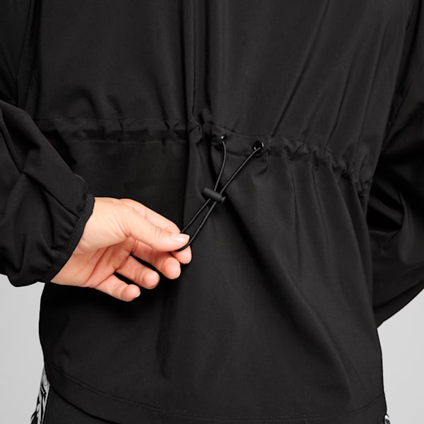 TROPICAL Graphic Woven Jacket Women, PUMA Black, extralarge