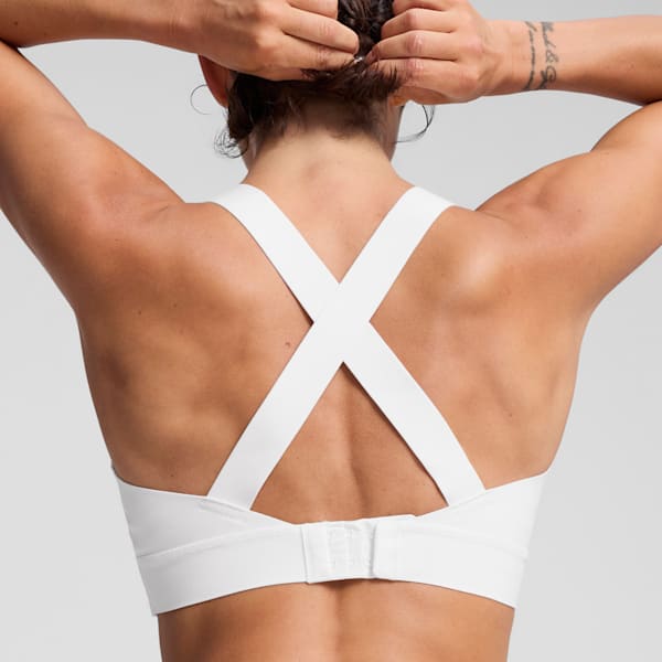 Puma x Pamela Reif Women s Zip Sports Bra White XL