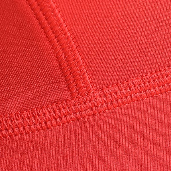 PUMA x PAMELA REIF Zip Training Bra, Burnt Red, extralarge-IND