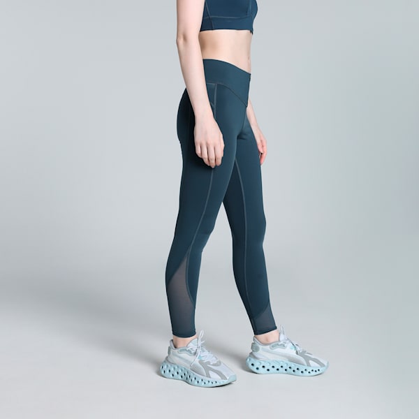 PUMA x PAMELA REIF Zip Training Tights, Dark Night, extralarge-IND
