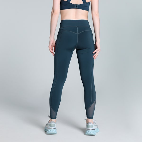 PUMA x PAMELA REIF Zip Training Tights, Dark Night, extralarge-IND