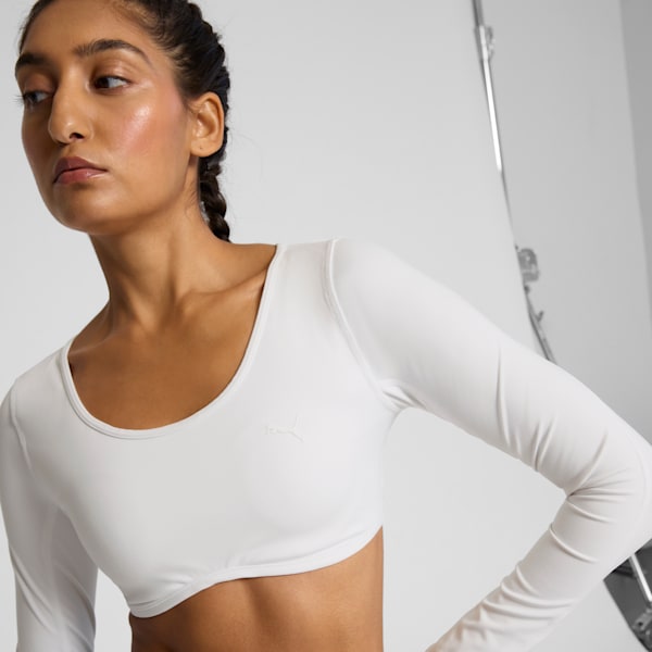 Puma x Pamela Reif Women s Comfort Long Sleeve T Shirt White Xs