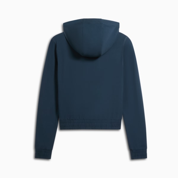 PUMA x PAMELA REIF Women's 1/4 Zip Hoodie, Dark Night, extralarge