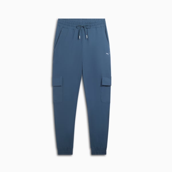 PUMA x PAMELA REIF Women's Cargo Sweatpants, Dark Night, extralarge