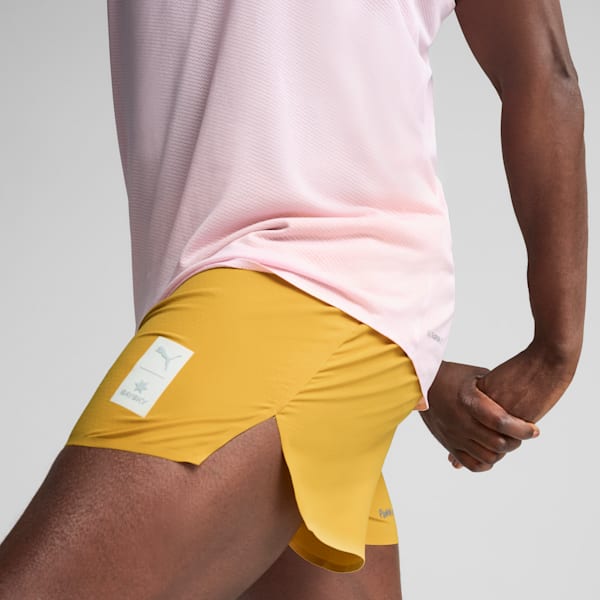 PUMA x SAYSKY Men's Running Shorts, Archive Gold, extralarge