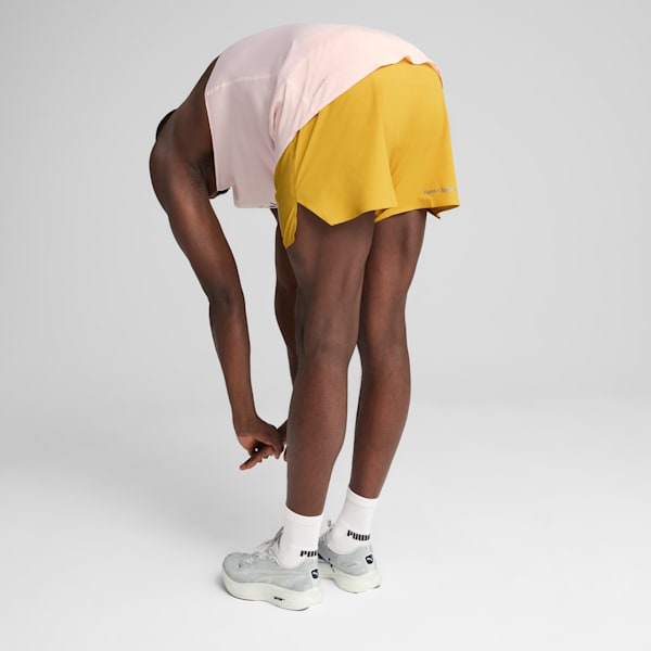 Shorts de running PUMA x SAYSKY para hombre, Archive Gold, extralarge