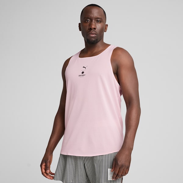 PUMA x SAYSKY Men's Singlet, Rose Mauve, extralarge