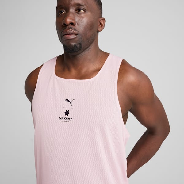 PUMA x SAYSKY Men's Singlet, Rose Mauve, extralarge