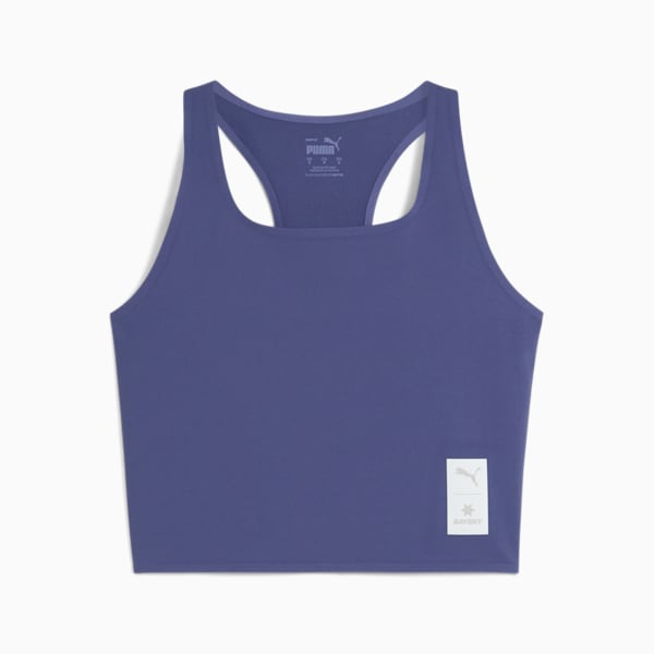 Crop top de running PUMA x SAYSKY para mujer, Blue Crystal, extralarge