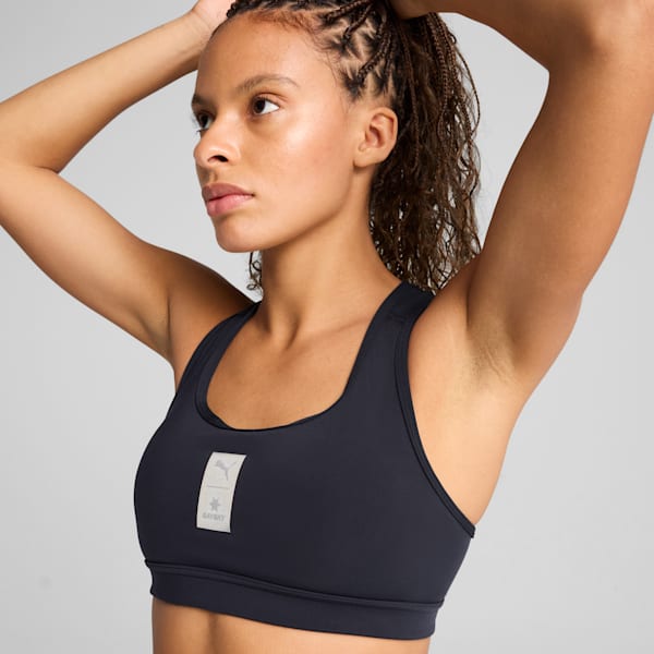 PUMA x SAYSKY Women's Running Bra, New Navy, extralarge