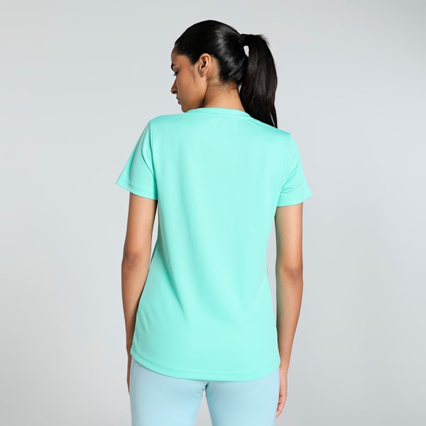 Women's Concept Logo Training Tee, Electric Peppermint, extralarge-IND