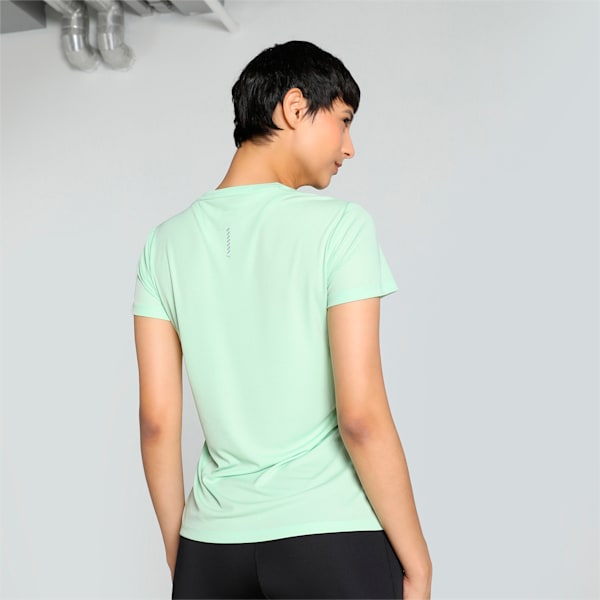 RUN FAVORITE Women's Printed Running Tee, Light Mint-AOP, extralarge-IND