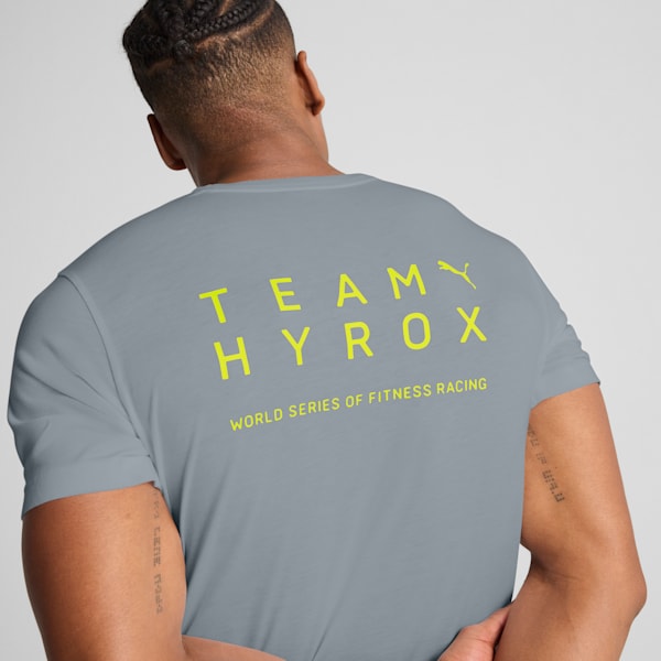 PUMA x HYROX Volunteer Men's Training Tee, Cool Mid Gray, extralarge-IND