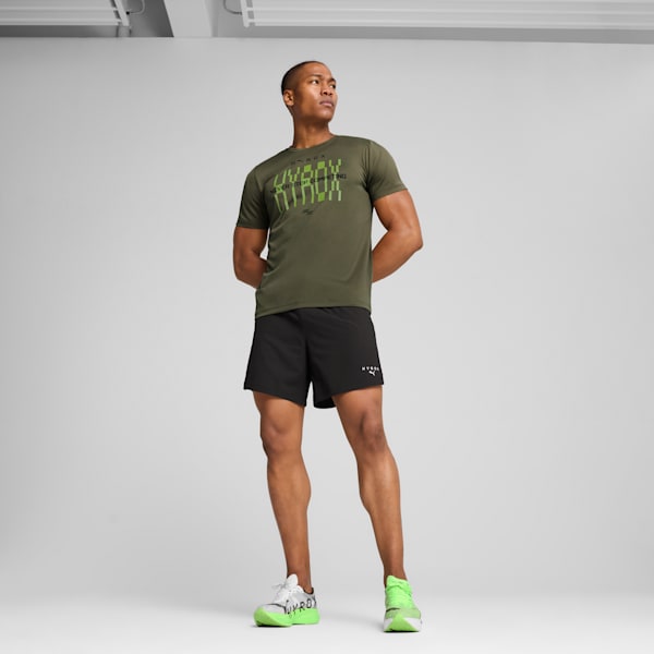 PUMA x HYROX Train All Day Men's Training Tee, Loden Green, extralarge-IND