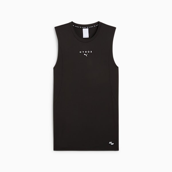 Playera sin mangas PUMA x HYROX CLOUDSPUN para hombre, PUMA Black, extralarge
