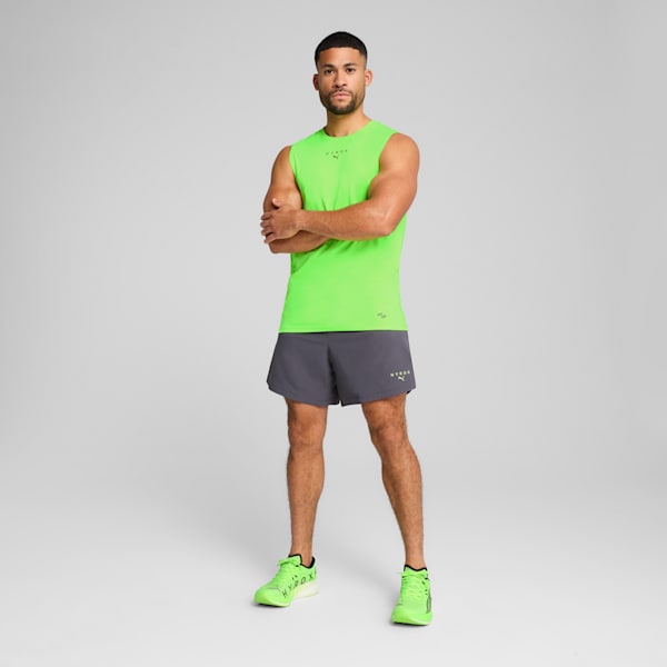 PUMA x HYROX CLOUDSPUN Men's Training Tank, Green Glare, extralarge-IND