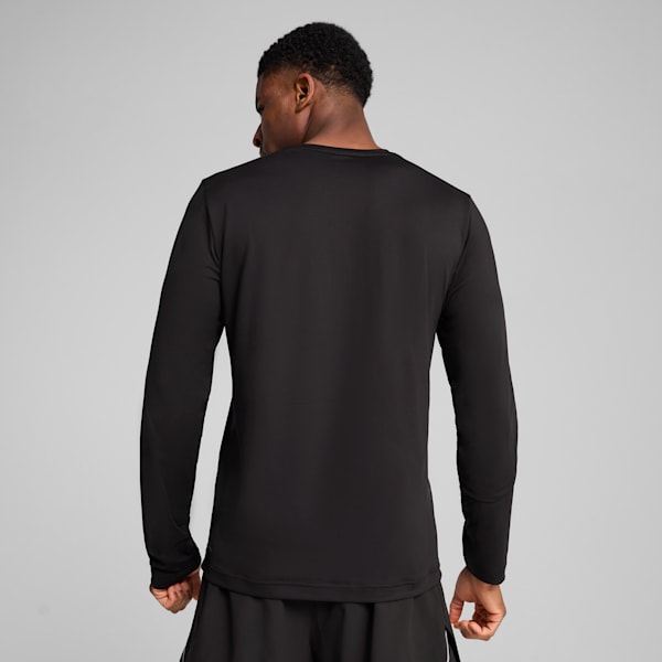 PUMA x HYROX CLOUDSPUN Men's Long-Sleeve Training Tee, PUMA Black, extralarge-IND