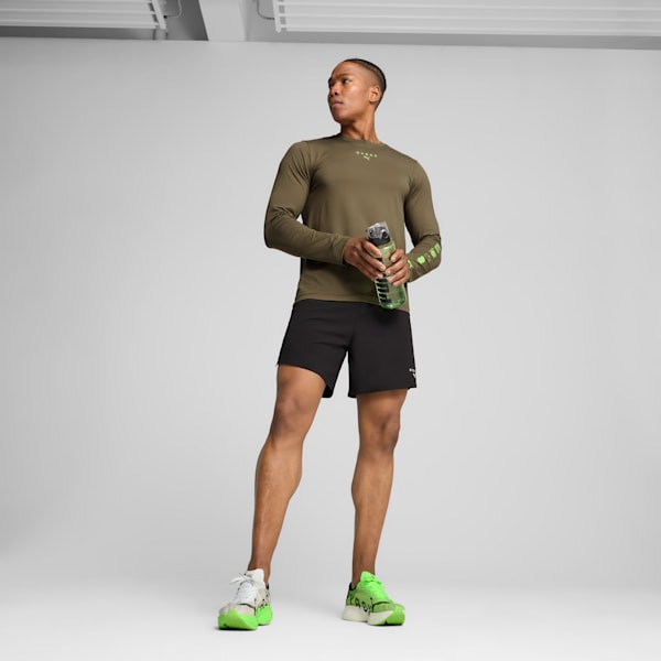 PUMA x HYROX CLOUDSPUN Men's Long-Sleeve Training Tee, Loden Green, extralarge-IND