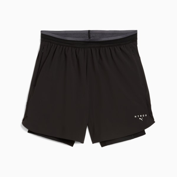 PUMA x HYROX 2-in-1 Men's Training Shorts, PUMA Black, extralarge-IND