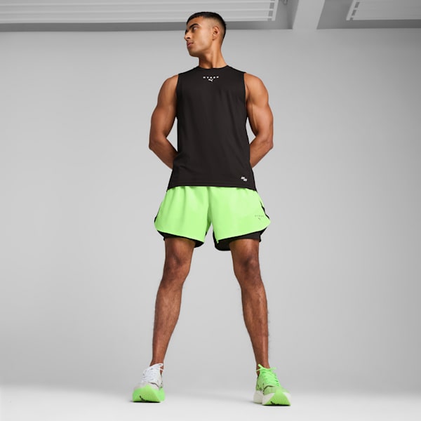 PUMA x HYROX 2-in-1 Men's Training Shorts, Green Glare, extralarge-IND