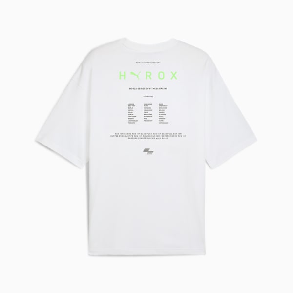 PUMA x HYROX Men's Oversized Training Tee, PUMA White, extralarge-IND