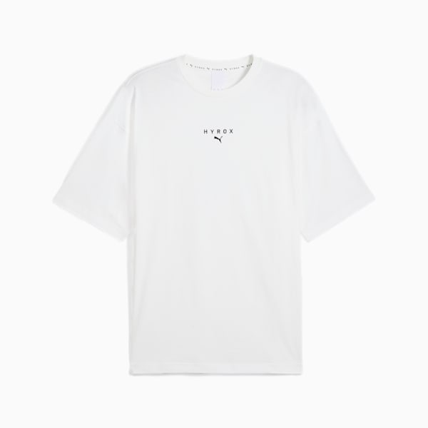 PUMA x HYROX Men's Oversized Training Tee, PUMA White, extralarge-IND