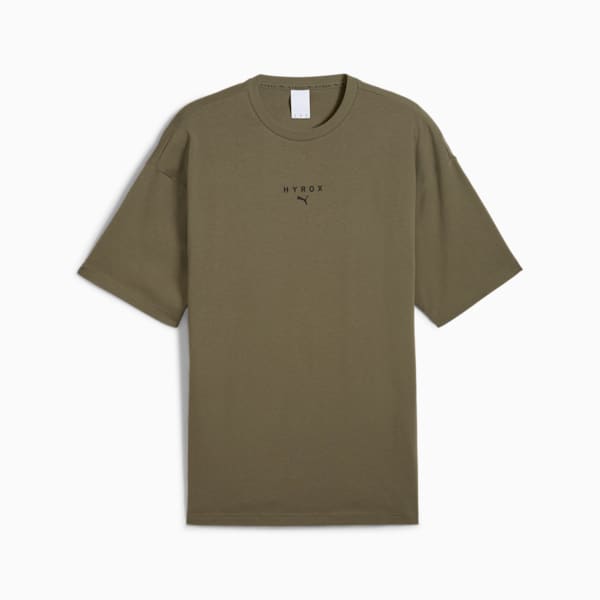 PUMA x HYROX Men's Oversized Training Tee, Loden Green, extralarge-IND
