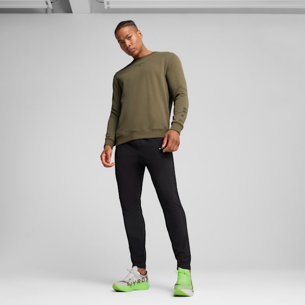 PUMA x HYROX Heavyweight Men's Crew-Neck Training Sweatshirt, Loden Green, extralarge-IND