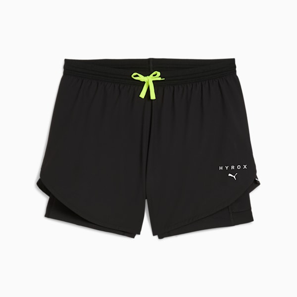 PUMA x HYROX ULTRAWEAVE Women's 2-in-1 Training Shorts, PUMA Black, extralarge-IND