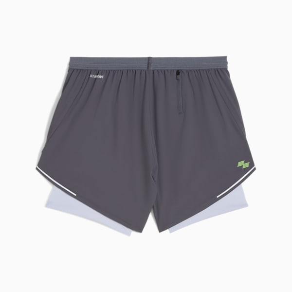 PUMA x HYROX ULTRAWEAVE Women's 2-in-1 Training Shorts, Galactic Gray, extralarge-IND