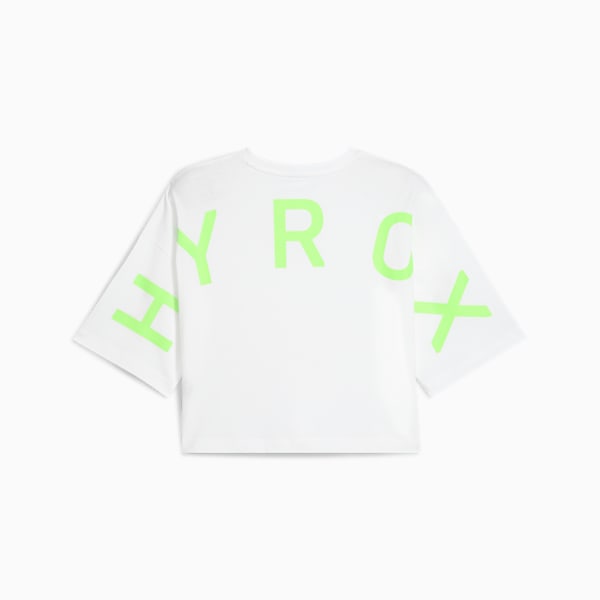 PUMA x HYROX Women's Oversized Training Tee, PUMA White, extralarge-IND