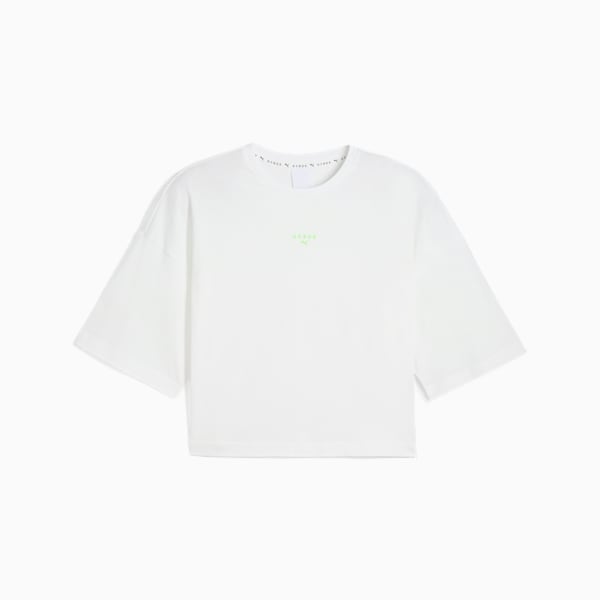 PUMA x HYROX Women's Oversized Training Tee, PUMA White, extralarge-IND