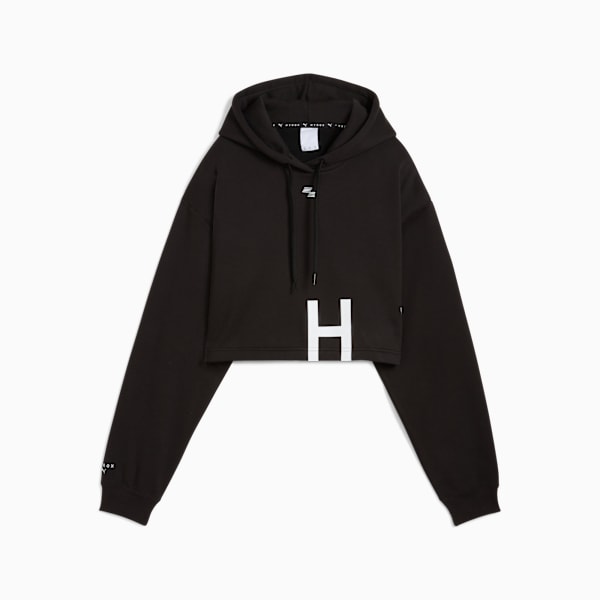 PUMA x HYROX Heavyweight Hoodie Women, PUMA Black, extralarge